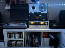 Sony TC-377 Reel To Reel Tape Recorder + Tapes + Dust Cover, Near MINT