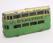 Dinky Toys Pre-War 27 Tram Car "Ovaltine". Extremely Rare Model - Fair Condition