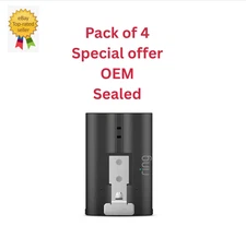 ⭐️ Pack of 4 Genuine Ring Rechargeable Quick Release Battery Pack Sealed NEW ⭐️