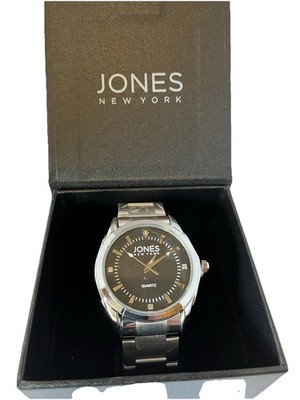 Jones New York 'Alexander' Stainless Steel Men's Watch - New In Box With Tags
