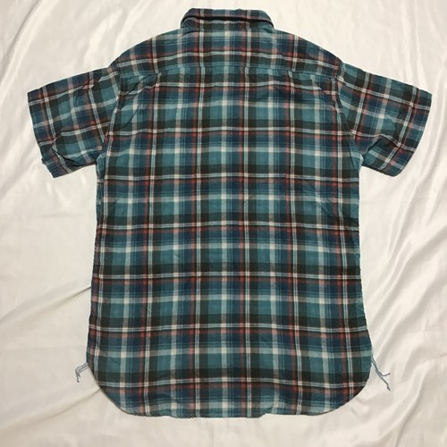 STUDIO D’ARTISAN Union Made Duck Goods Check Plaid S/S Shirt Made in Japan L - Picture 24 of 24