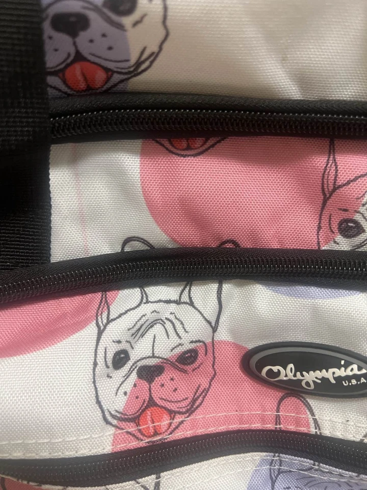 Olympia США французский бульдог спортивная сумка спортзал путешествий милый собаки печати - Изображение 2 из 4