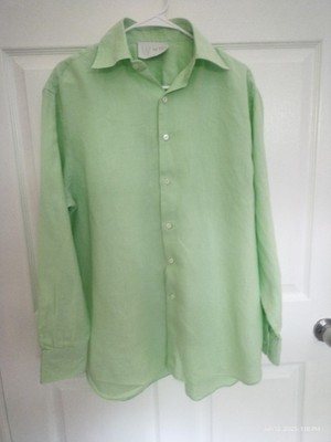 Woera Women's  Poplin Button Up  Shirt Blouse Top Size 3 Made In Greece