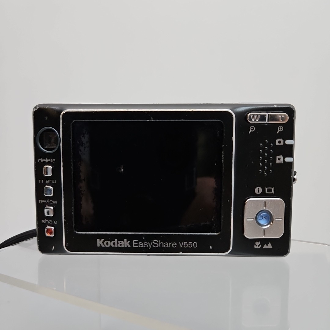 Kodak EasyShare V550 5.0 MP Digital Camera Y2K Black Tested Read