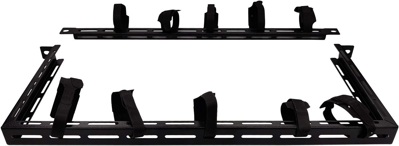 Lanview RAO220BL 1/2U 19"" CABLE ORGANIZER