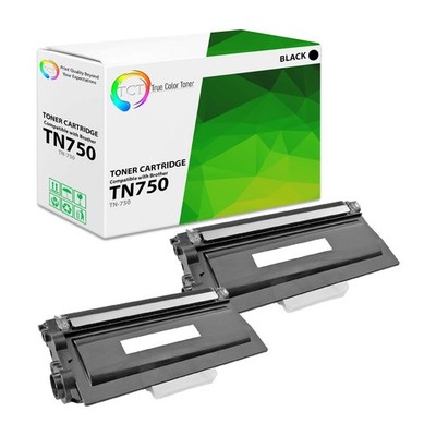 TCT 2PK TN750 High Yield Compatible Toner For Brother MFC 8710dw HL 5470dw DCP