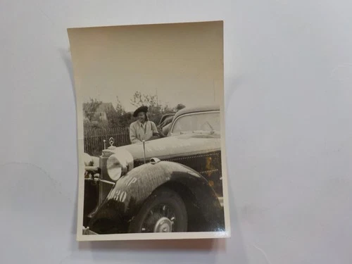 WW2 Photo Mercedes Benz Soldier Military Car Secretary War German VTG WWII