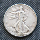 1944-P Walking Liberty Half Dollar - Circulated - 90% Silver    #N1692