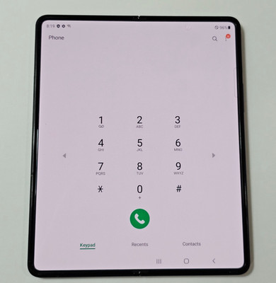 Samsung Galaxy Z Fold3 F926U Inner Main Screen AMOLED Black OEM Original GOOD