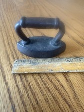 Childs Miniature Sad Iron Salesman Sample Antique Cast Iron Toy