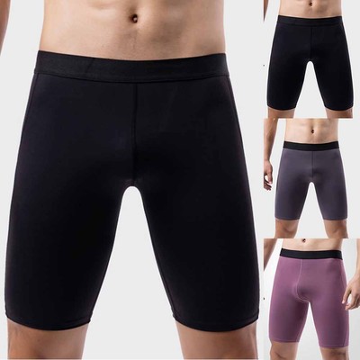Hochleistungs Herren Badehose für Sport und Surfen schwarz/grau/lila