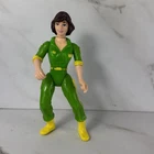 1988 Playmates TMNT April O'Neil (Green Jumpsuit) Channel 6 Newsvan Figure