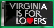 VIRGINIA IS FOR LO ERS- BUMPER STICKER, DECAL...