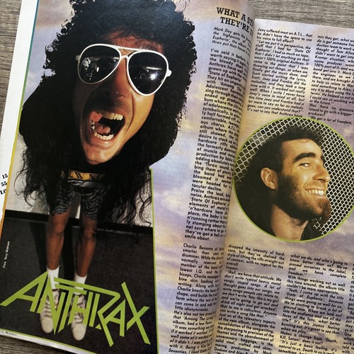 METAL HAMMER Magazine Vol.3 #19 Anthrax Jimmy Page OZZY + Flexi + Posters + more - Picture 3 of 7