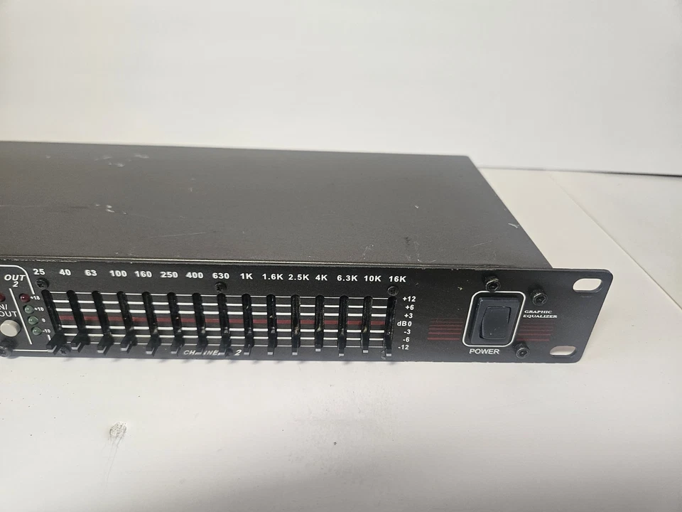 DOD SR430Qx, Stereo 15 Band Graphic Equalizer, Dual Work, Rack - Tested - Good - Image 4 of 4