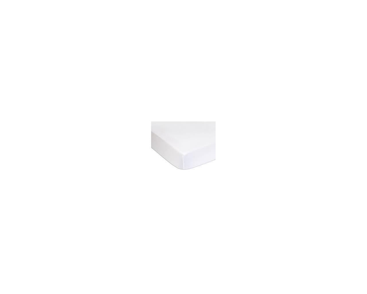 Drap housse 60x120 cm en jersey de qualité supérieure blanc cailloux