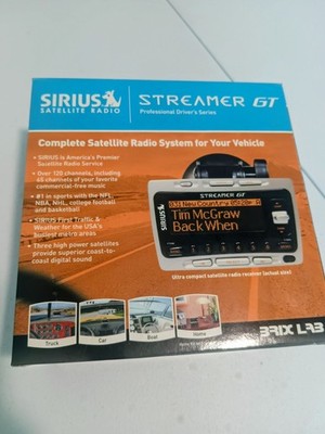 XM Satellite Radio Sirius Streamer GT Receiver Only Active SIR-SL1. New Open Box