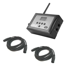 Chauvet DJ Lighting D-Fi Hub DMX 2.4 GHz Transmitter or Receiver & DMX Cables