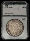 1878 7/8 TF $1 Morgan Silver Dollar - VAM-36 - Green Label Slab - SKU-X6693
