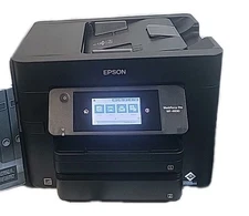 Epson Workforce Pro WF-4830 Wireless Printer Scanner Copier – Needs Ink 