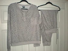 SPLENDID GRAY JOGGER-STYLE PAJAMA SET - SIZE XL - NWOT