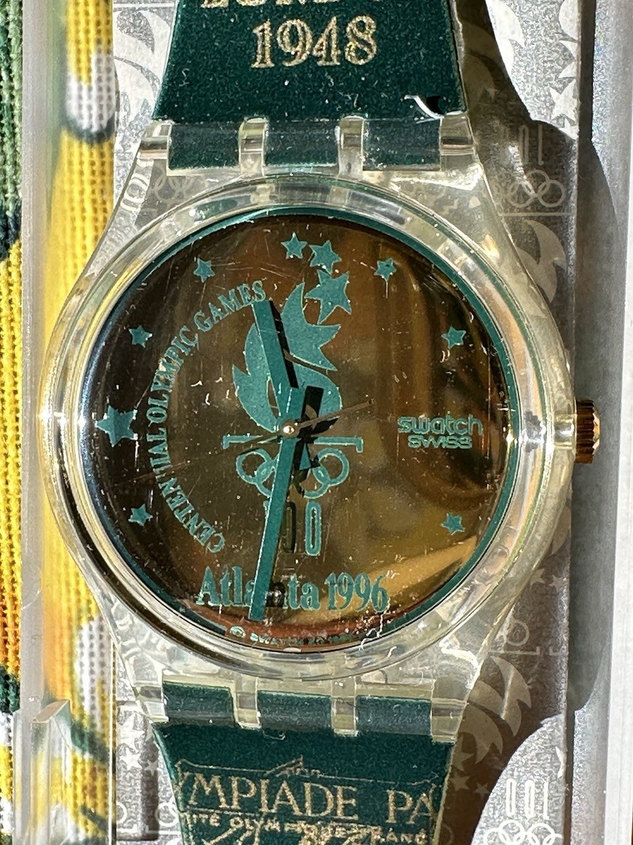 Swatch Watch Olympic Sport Legends from 1996 Olympic Games  display picture 3