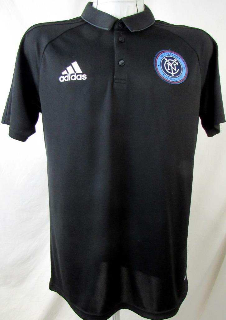 adidas New York City FC シャツ XL New York City FC Mens M L XL or 2XL Embroidered Short Sleeve polo