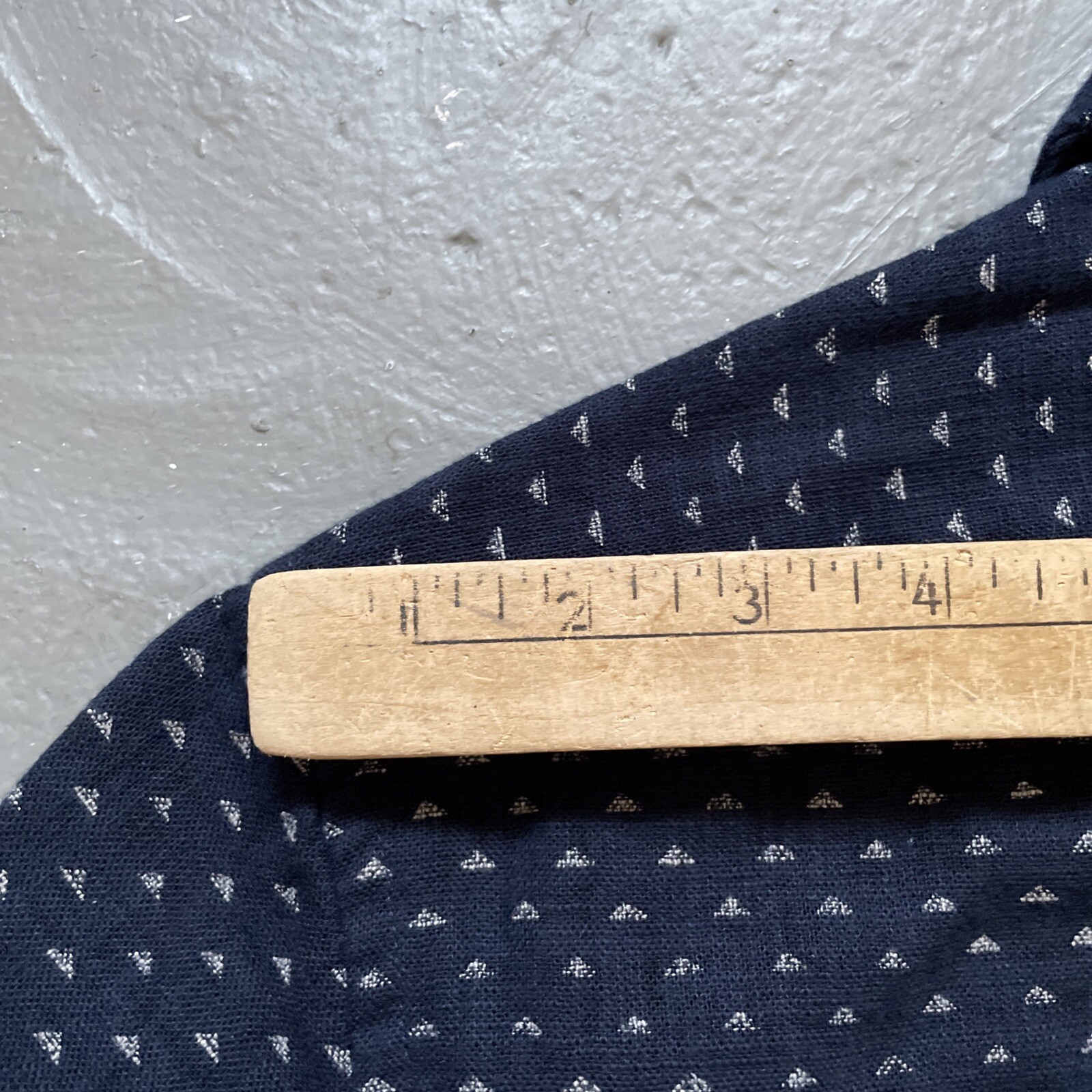 Taylor Stitch Indigo Pattern Print Button Shirt M… - image 10