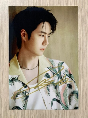 Star Wang Yibo autographed photos 24 classic and popular fixation photos 6 inch - Picture 2 of 28