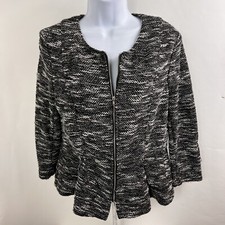 Divided H&M Jacket Womens Size 12 Full Zip Lo...