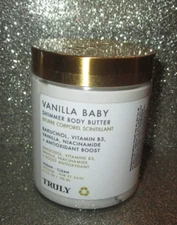 2x Truly Beauty Vanilla Baby Shimmer Body Butter 6.7 oz Full Size NWOB