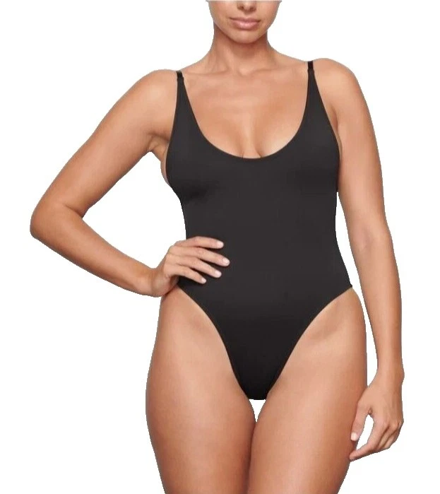Cotton Black One Piece Swimwear for Women
