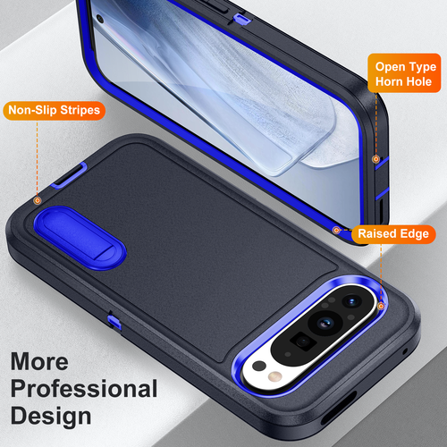 Invisible Kickstand Protective Rugged Phone Case for Google Pixel 9 ProXL/9/9Pro - Picture 43 of 98