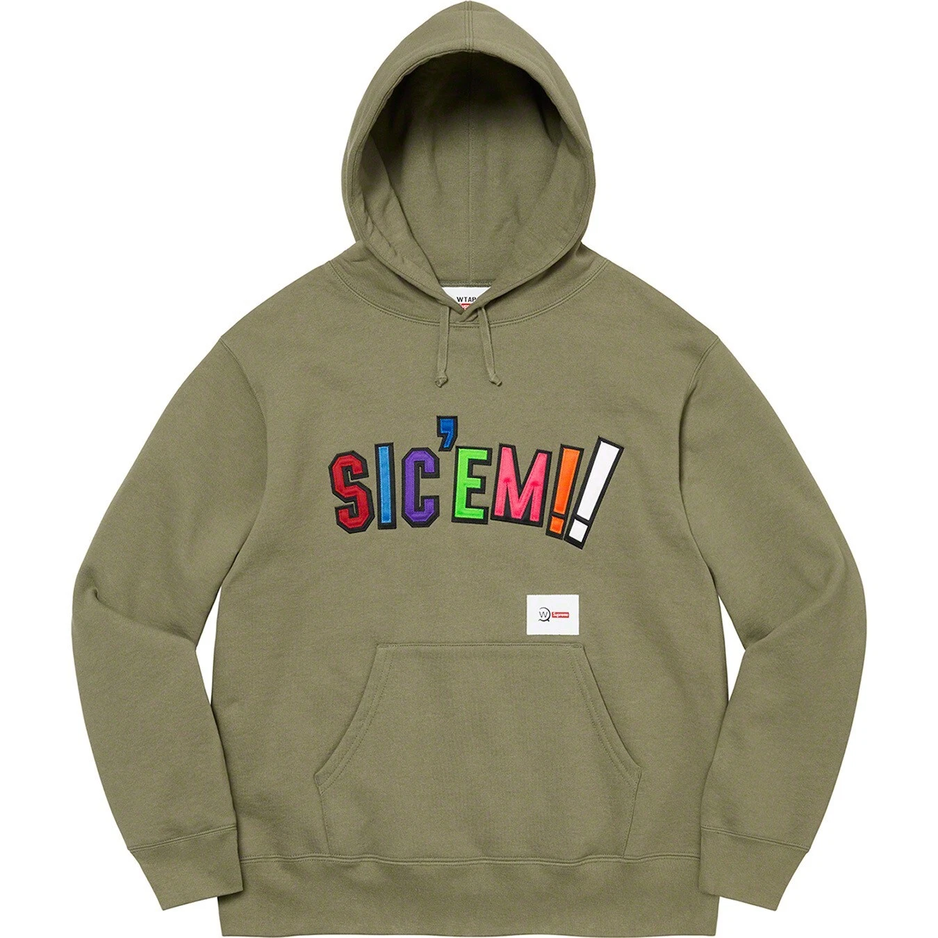 Supreme WTAPS Sic'em ! Sweat à capuche