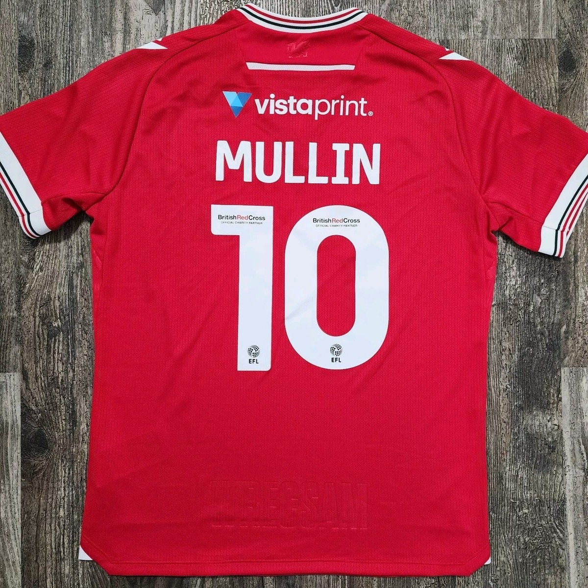2024 Macron Wrexham AFC Home Soccer Jersey Paul Mullin Men Small