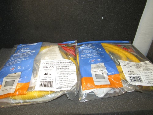 Brass Craft Home Plumber PM15X113DS Universal Gas Installation Kit 48" LOT OF 2