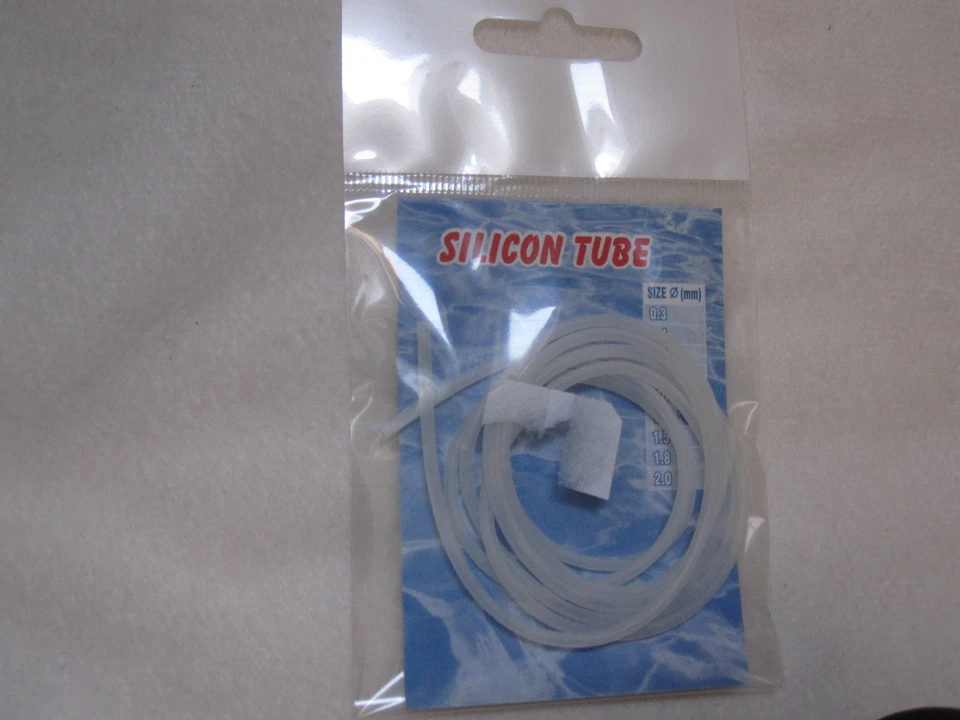 MARKENLOS SILICON POSENRINGE -SILICON SCHLAUCH-SILICON TUBE-0,3mm