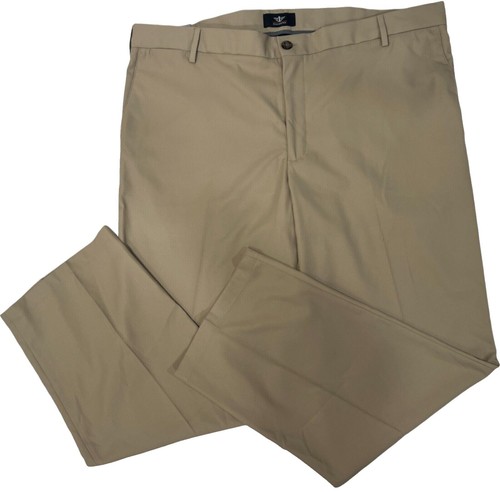 Nwt-Haggar Men B&T 44x29 Premium No Iron Khaki Classic Fit Modern Cas Msrp $70