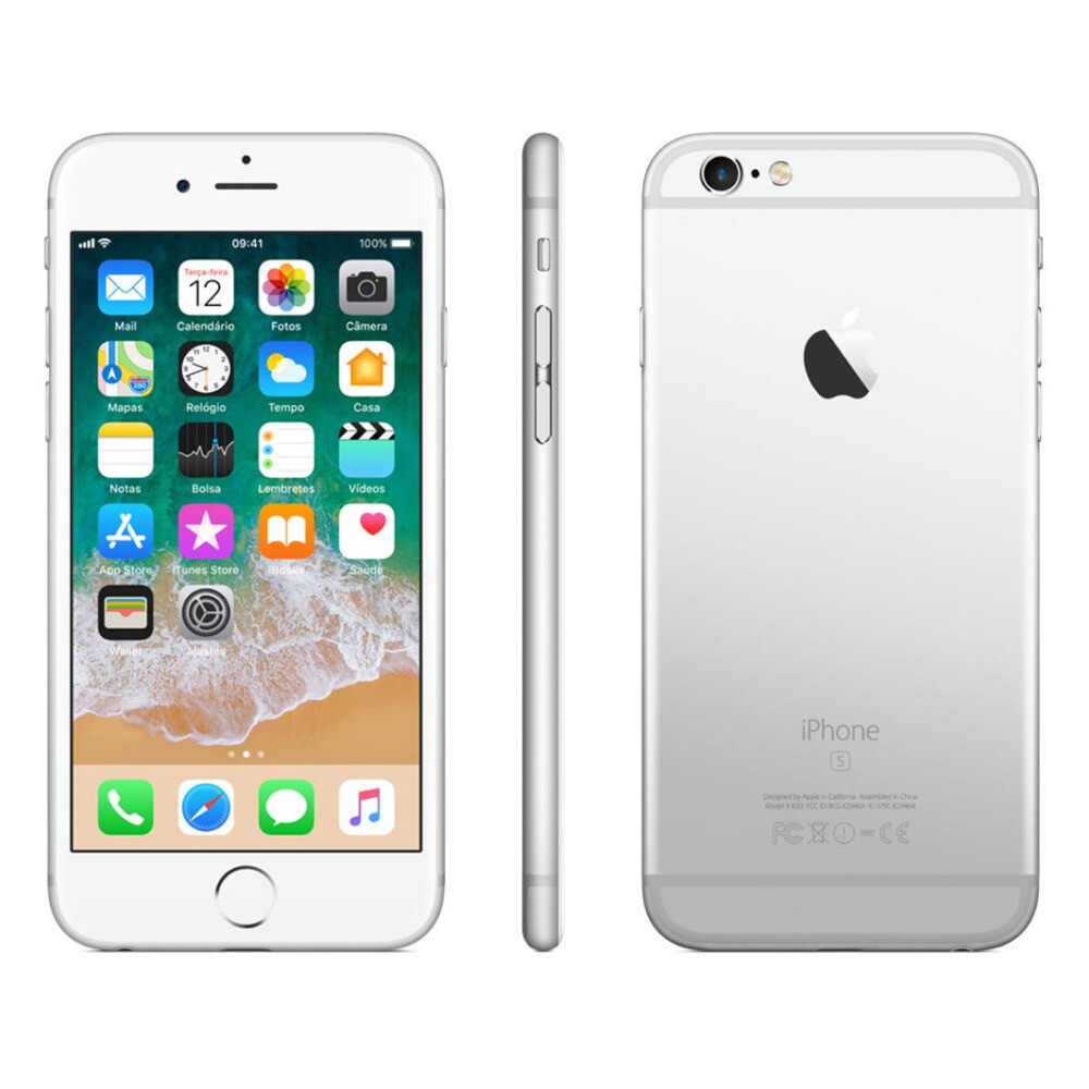 Apple iPhone 6 Plus A1524 Sprint Only 16GB Silver C- Apple iPhone 6 Plus A1524 Sprint Only 16GB Silver C-