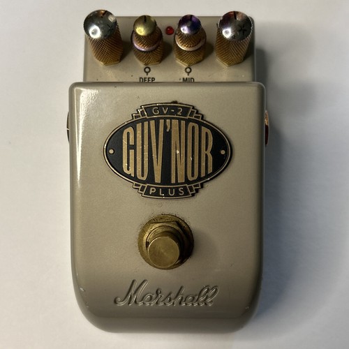 Marshall GV-2 Guv'nor Plus Distortion Guitar Effect Pedal Tested