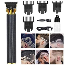 Professional Trimmer Hair Clippers Cutting Beard Cordless Barber Shaving Machine