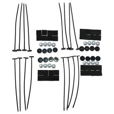 Electric Radiator Fan Tie Strap Mounting Kit 4 Pack Zip Ties Straps Tabs Springs