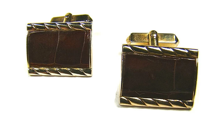 Gemelos cisnes de cuero sintético para hombre, juego de corbatas Foto 3 de 4