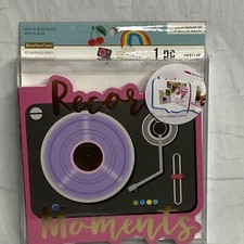 Recollections Mini Photo Album Memories Record Kids Cardstock Pages New