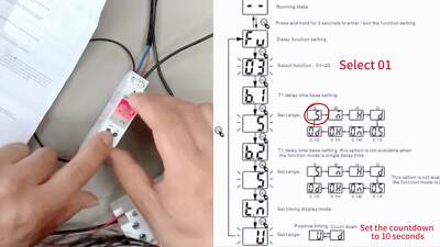 Minuteur Numérique Multifonction GEYA - Relais Temporel 12V-240V - Neuf