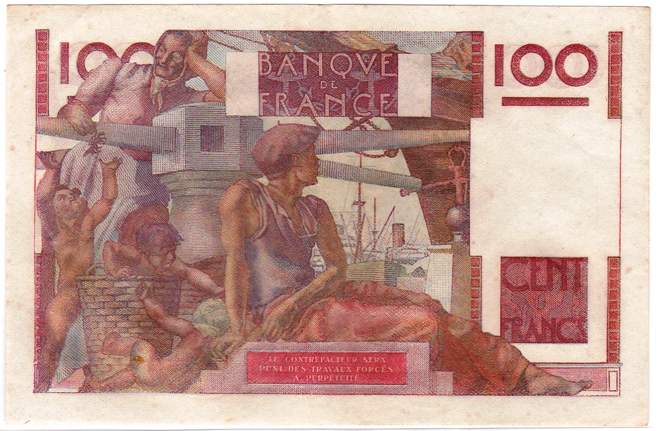 Mazuma *F2463 France 1952 100 Francs 1139423359 GEF-AUNC - Image 2 of 2