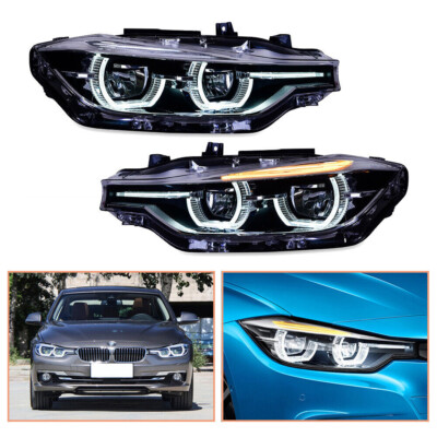 Für BMW 3er F30 Scheinwerfer 2012-2016 LED DRL Ersetzen Sie Halogen Projektor DE