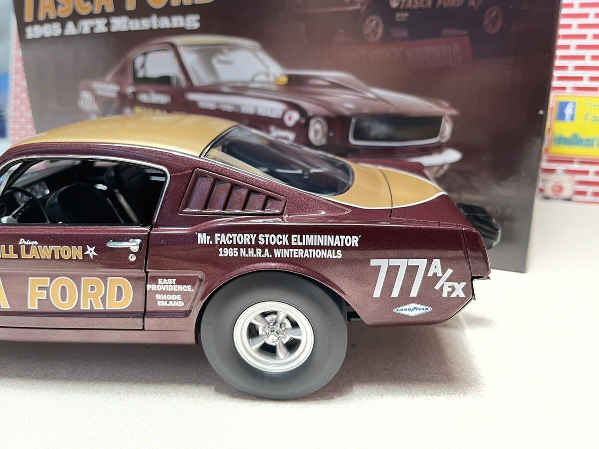 1/18 ACME / GMP 1965 Ford Mustang AFX Tasca Ford Bill Lawton 1/18 ACME / GMP 1965 Ford Mustang AFX Tasca Ford Bill Lawton