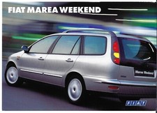 Fiat Marea Weekend 1996-1997 Swiss Market Launch Single Sheet Sales Brochure
