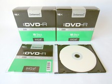 20 Intenso Rohlinge DVD-R 16x, 4,7GB 120 min Printable High Quality 2 Packungen